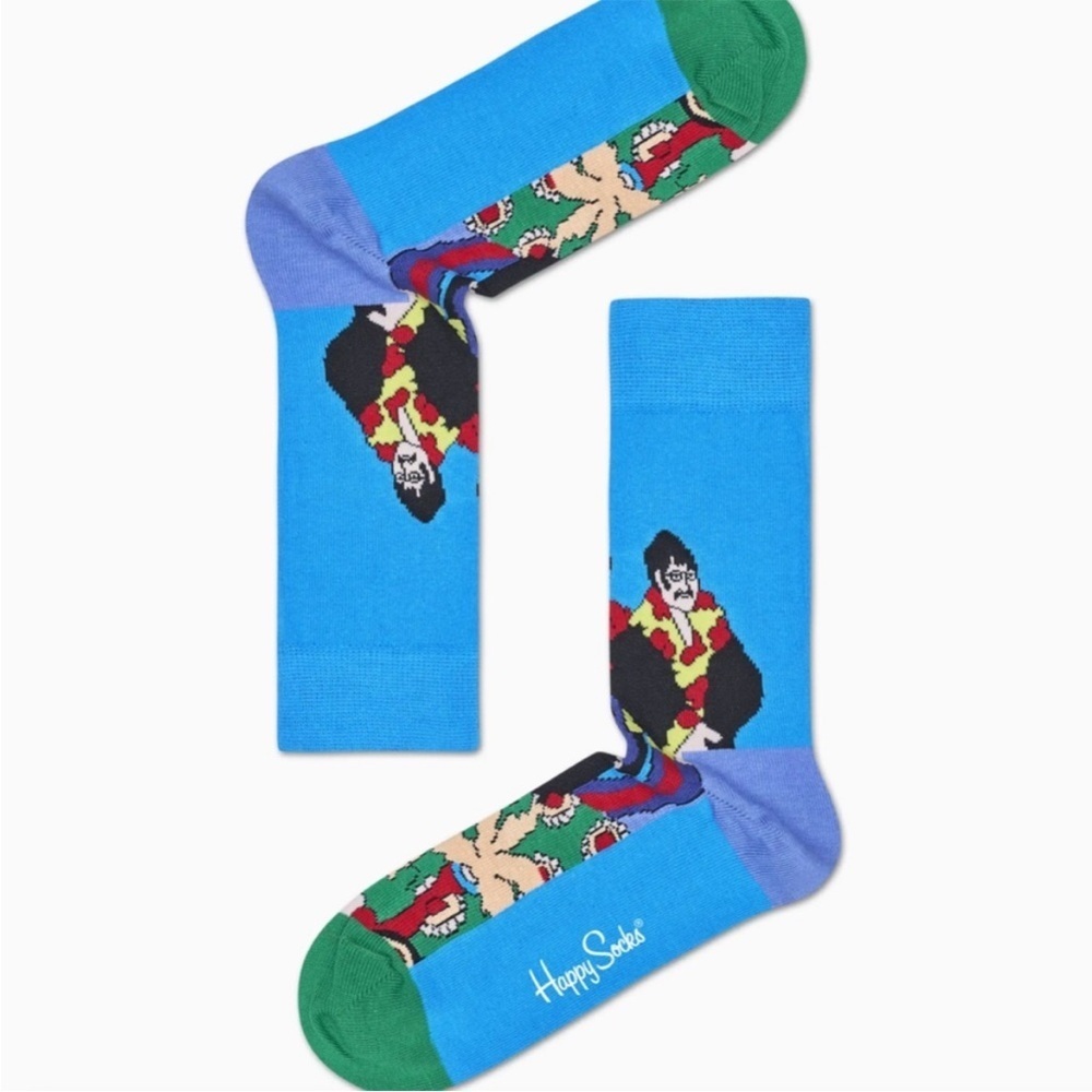 Happy Socks The Beatles Blue Socks